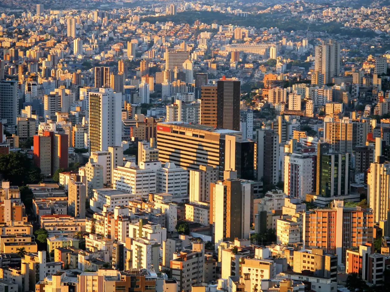 Vista aérea de Belo Horizonte, capital de Minas Gerais